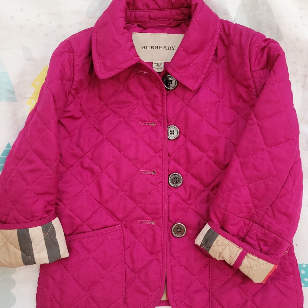 Burberry jacket 3 years